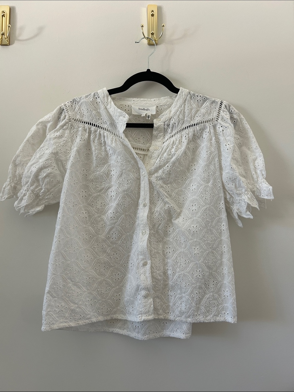 Ba&sh Eyelet Top Sz M